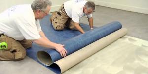 How to lay linoleum correctly: laying technology